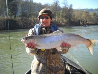 Rob McLane with fish